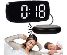 Elektroninis žadintuvas su vibraciniu padu