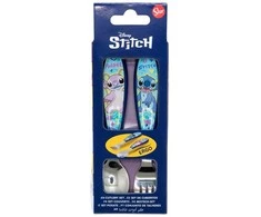 Ergonomiškas metalinis stalo įrankių rinkinys „Disney Lilo and Stitch“ piešimo piešinyje – 2 dalys