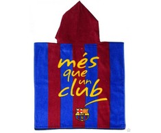 FC Barcelona paplūdimio rankšluostis pončas 50x100 cm