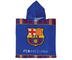 FC Barcelona paplūdimio rankšluostis pončas 50x100 cm