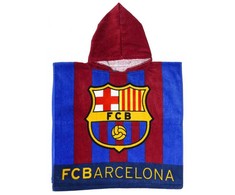 FC Barcelona paplūdimio rankšluostis pončas 50x100 cm