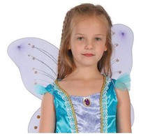 Fėjos violetinis kostiumas 120/130 cm