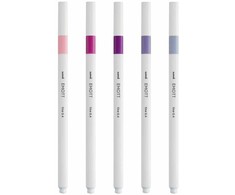 Uni-Ball Uni Emott Fineliner Floral colours 5stk sæt - fineliner - 0,4mm streg