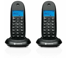 Telefonas stacionarus belaidis komplektas 2 vnt. Motorola C1002CB+ juoda