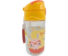 Fisher-Price Animals Hello plastikinis buteliukas su kabliuku 350 ml