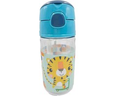 Fisher-Price Animals Tyger plastikinis vandens buteliukas su kabliuku 350 ml