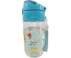 Fisher-Price Animals Tyger plastikinis vandens buteliukas su kabliuku 350 ml