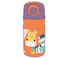 Fisher-Price gyvūnų plastikinis butelis su kabliuku 350 ml