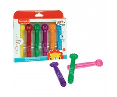 „Fisher-Price Let's Draw“ plaunami žymekliai, 6 vnt. rinkinys