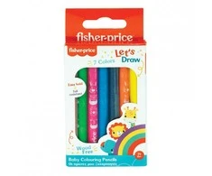 „Fisher-Price Let's Draw“ spalvoti pieštukai kūdikiams, 7 vnt.