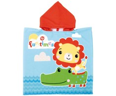 Fisher-Price paplūdimio rankšluostis pončas 55x110 cm