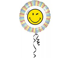 Folinis balionas „Emoji Wink“ 43 cm