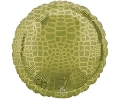 Folinis balionas „Gyvūnai, aligatorius“ raštu, 43 cm