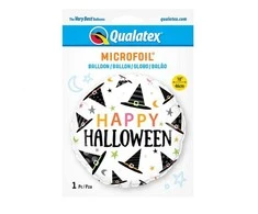AMSCAN folijos balionas Happy Halloween raganos kepurės