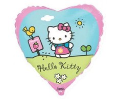 Folinis balionas „Hello Kitty Garden“ 46 cm (WP)
