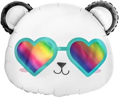 Folinis balionas „Panda Happy“, 57 cm