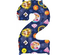 Folinis balionas „Paw Patrol“ numeris 2, 66 cm