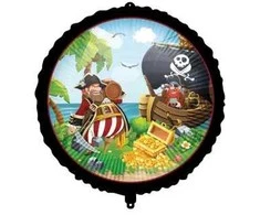 Folinis balionas „Piratų sala“, 46 cm
