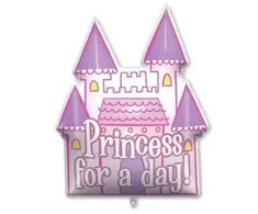 Folinis balionas „Princesė“ – princesės pilis, 96 cm