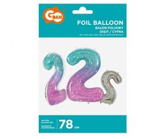 GoDan folijos balionas Nr. 2 erdvė 78cm BC-HKS2