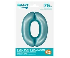 GoDan SMART folijos balionas numeris 0, matinė mėlyna, 76 cm GoDan