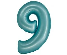 GoDan Smart folijos balionas, numeris 9, matinė mėlyna, 76 cm GoDan