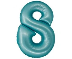 GoDan Smart folijos balionas, numeris 8, matinė mėlyna, 76 cm GoDan