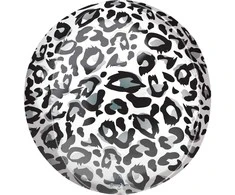 Folinis balionas su leopardo raštu, 40 cm
