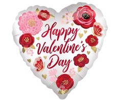 Folinis balionas „Su meile ir Valentino diena“, 71 cm