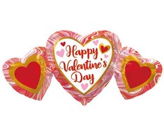 Folinis balionas „Su Valentino diena“ 86 cm