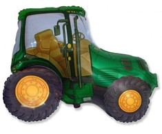 Folinis balionas „Tractor Žalias“ 94 cm (WP)