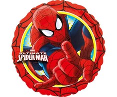 Usorteret AMSCAN Standard HX Spider-Man folijos balionas 43 cm (2635001)
