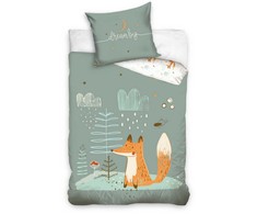 „Fox Forest“ patalynės komplektas 140–200 cm, 70 x 90 cm