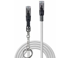Tinklo Kabelis - LINDY Cat.6A S/FTP LSZH Tinklo Apsaugos Kabelis, RJ45, M/M, 500MHz, 0.3 m, Pilkas