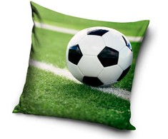 „Futbolas nežaidžia“ aksominis pagalvėlės užvalkalas, 40x40 cm