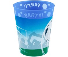 Futbolo gerbėjų mikro plastiko puodelis, 250 ml