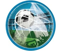 Globos Europe Bv GoDan Popierinės Lėkštės Futbolo Fanai 20 cm 8 vnt