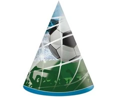 Globos Europe Bv Futbolo gerbėjų popierinės kepuraitės, 6 vnt.
