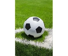 Koc polarowy 100x150 Fotbal Futbolo kamuolys žalia JF24