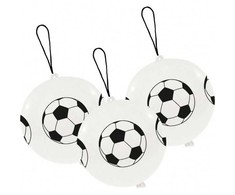 AMSCAN Balon Kamuolys do skakania Futbolo kamuolys - 50 cm - 3 vnt. universalus