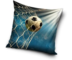 Futbolo tinklo aksominis pagalvėlės užvalkalas, 40x40 cm