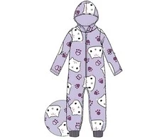 Gabby's Dollhouse Cat vaikiška ilga pižama, kombinezonas 3-8 metų
