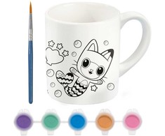 Gabby's Dollhouse Cats dažomas porcelianinis puodelis, 235 ml, dovanų dėžutėje