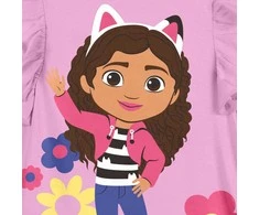 Gabby's Dollhouse Flowers vaikiški trumpi marškinėliai, 4 metai / 104 cm