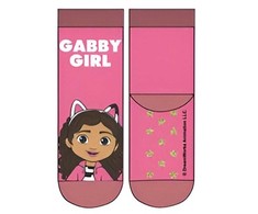 Gabby's Dollhouse Girls rožinės vaikiškos storos neslystančios kojinės 31/34