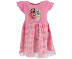 Gabby's Dollhouse Happiness vaikiška vasarinė suknelė 2-6 metų vaikams