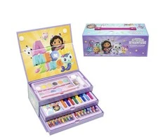 Gabby's Dollhouse kanceliarinių prekių rinkinys lagamine