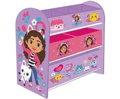 Gabby's Dollhouse Ohana Friends laikymo spintelė 62,5x29,5x60 cm