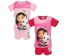 Gabby's Dollhouse Pandy Paws vaikiška trumpa pižama 2-6 metų vaikams