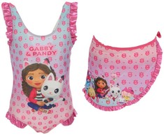 Gabby's Dollhouse Pandy vaikiškas maudymosi kostiumėlio ir sarongo komplektas 7-8 metų / 122-128 cm